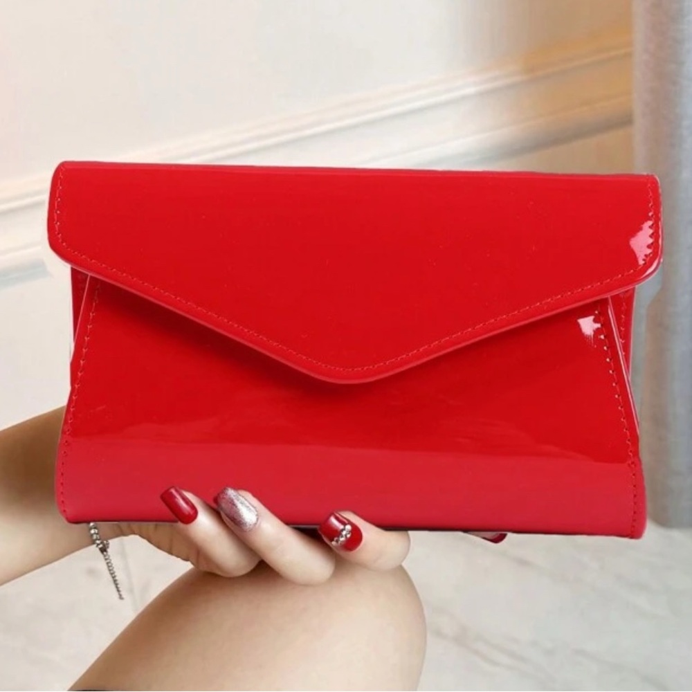 Elegant Red Clutch